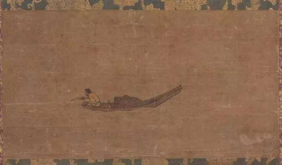 Ma Yuan, Angling on a Wintry River, Southern Song dynasty (1127–1279). (Internet)