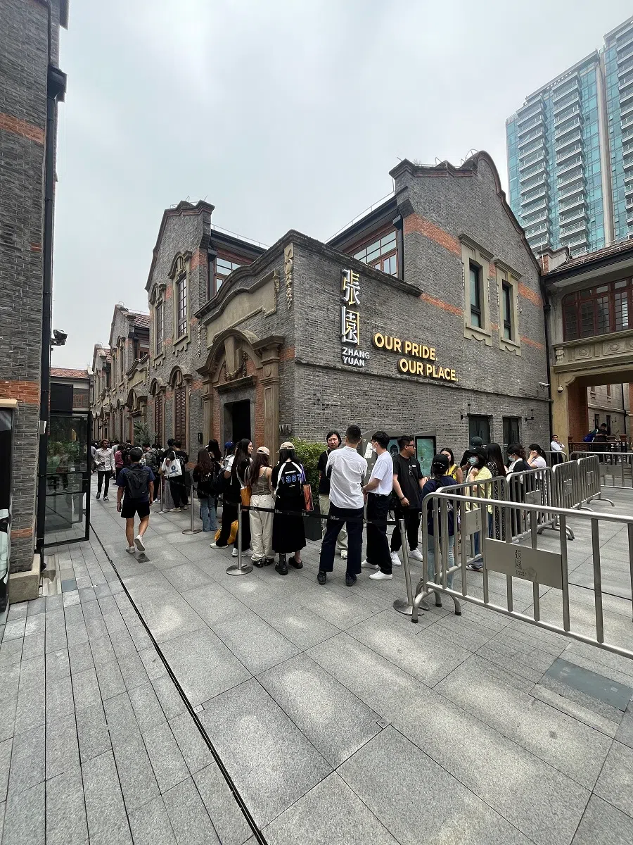 The recently redeveloped Zhang Yuan residential neighbourhood in the heart of Shanghai has been transformed into a luxury and tourist destination.
