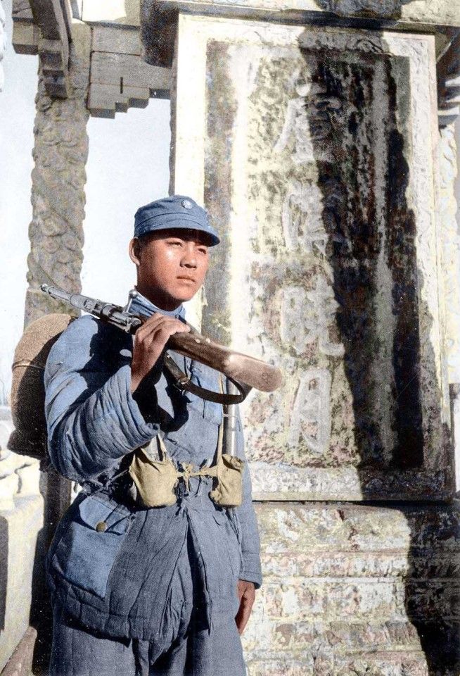 In 1946, the Chinese army returned to Marco Polo Bridge or Lugou Bridge in Beiping (now Beijing), where the Second Sino-Japanese War began. The Chinese army's triumphant return marked the final victory in eight years of blood-soaked fighting.