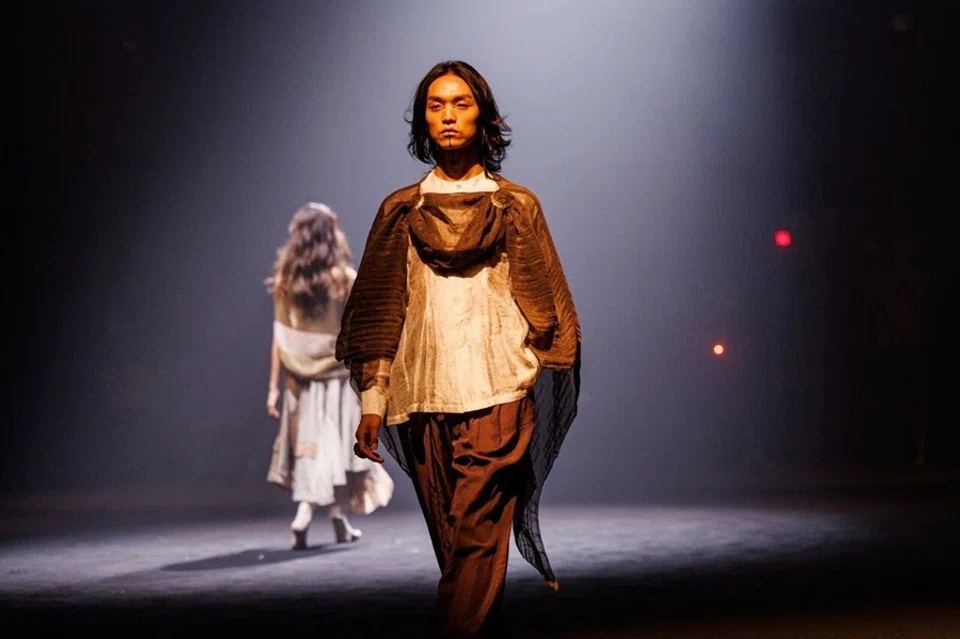 Chinese designer brand TUYUE takes the stage at the 2025 Shanghai Fashion Week. (TUYUE)