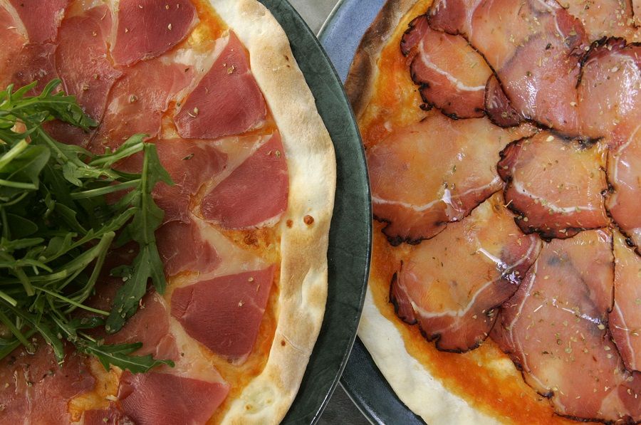 Speck and Parma Ham pizza served at Italian restaurant Stiff Chilli in Singapore. (SPH Media)