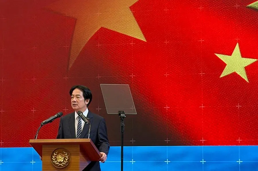 Taiwan President Lai Ching-te speaks at a press conference on defence spending in Taipei, Taiwan, on 26 November 2025.