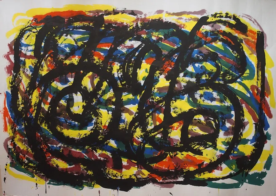 Lim Tze Peng's works often boast of bold brushstrokes.
