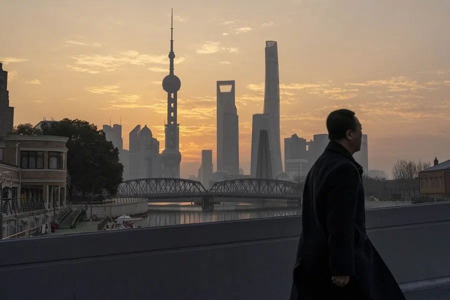 Buildings in Pudong's Lujiazui Financial District in Shanghai, China, on 29 January 2024. (Raul Ariano/Bloomberg)