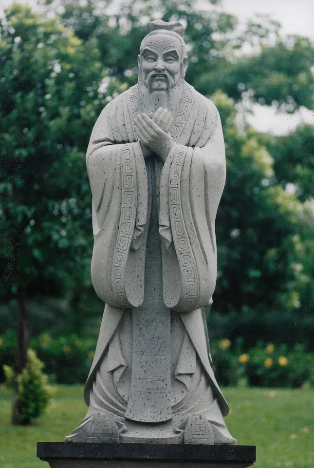 A statue of Confucius. (SPH Media)