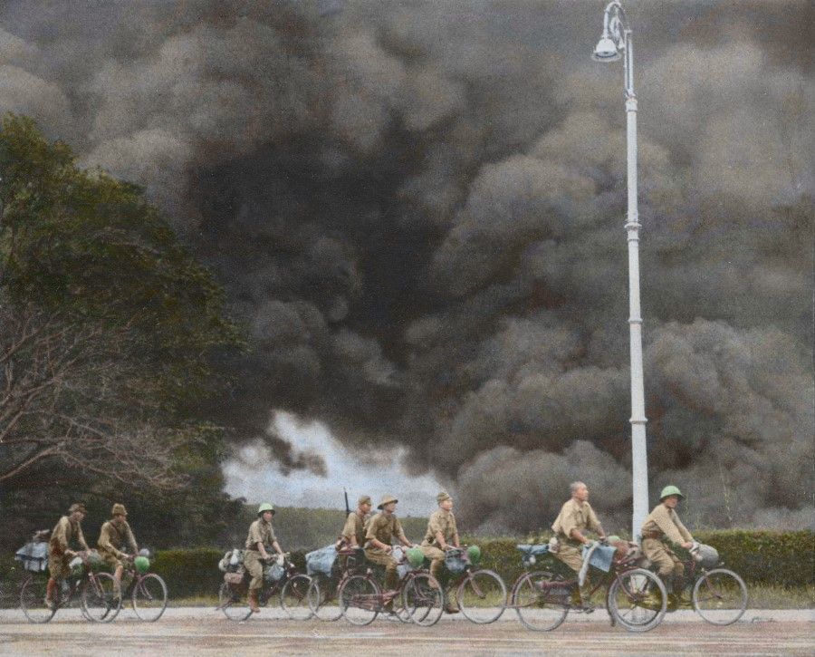Bicycles were a key tool that the Japanese used to invade the Malay Peninsula. They were used to transport food and equipment, and enabled the soldiers to move swiftly across jungle terrain and strike quickly.
