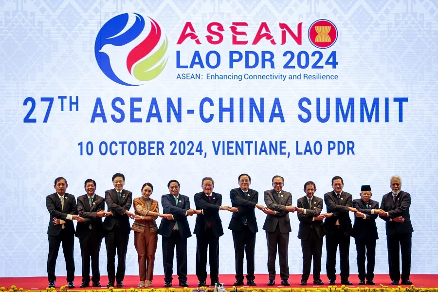 The 27th ASEAN-China Summit in Vientiane, Lao PDR, on 10 October 2024. (SPH Media)