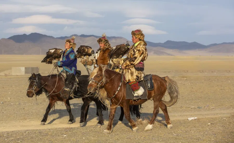 Mongolians are known for their skill in hunting and riding. (iStock)