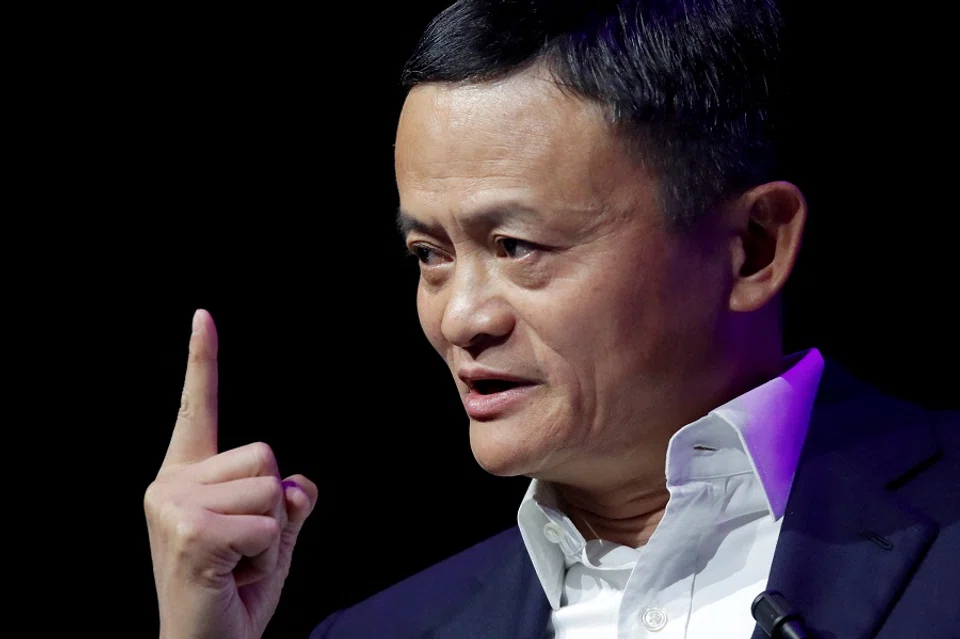 Founder and chairman of Chinese internet giant Alibaba Jack Ma gives a speech at a high-profile startups and high-tech leaders gathering, Viva Tech, in Paris, France, on 16 May 2019. (Charles Platiau/Reuters)