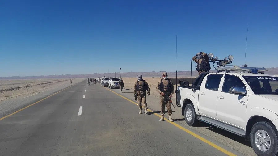 A special security force has been created to provide protection to Chinese investments and trade convoys on the China-Pakistan Economic Corridor (CPEC). In addition to the port and road links, the CPEC also consists of a series of power projects set up by state-owned Chinese companies together with private and public entities in Pakistan. (Khurram Husain/Dawn)