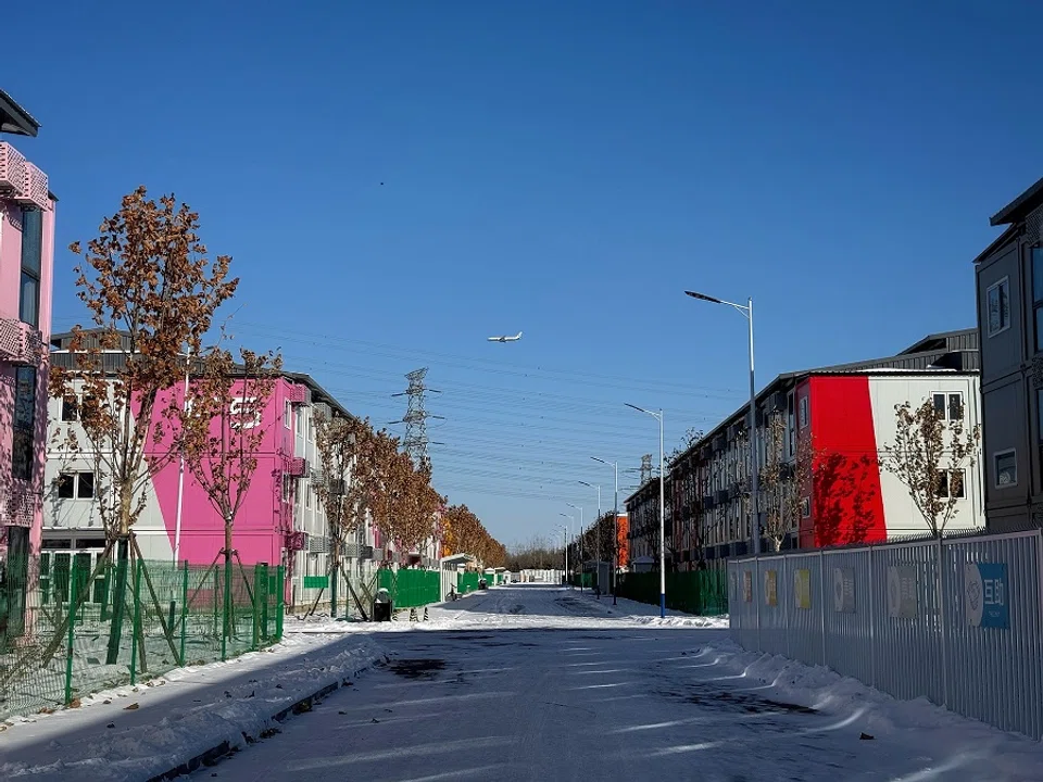 A shot of The Colorful Community.