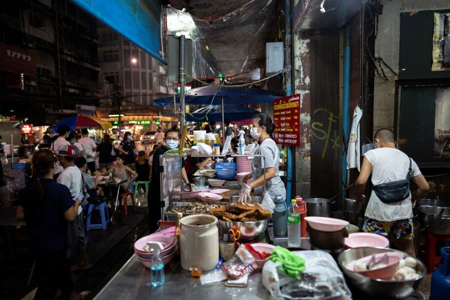 Bangkok's Chinatown, Thailand, 6 October 2021. (Athit Perawongmetha/Reuters)
