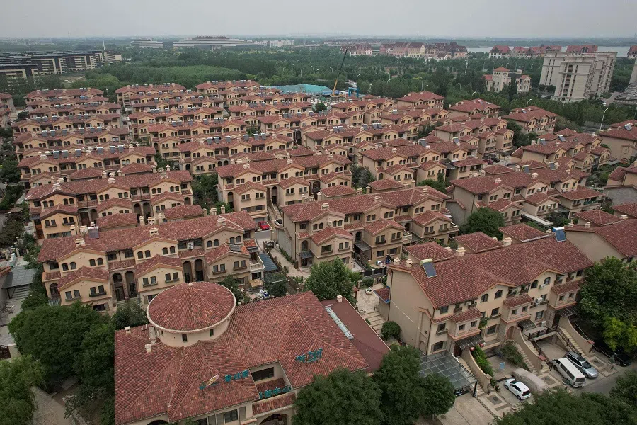 The photo taken on 5 June 2024 shows a housing complex in Tianjin.