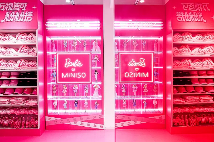 The Barbie IP product range exceeded Miniso's expectations. (Photo provided by Miniso)