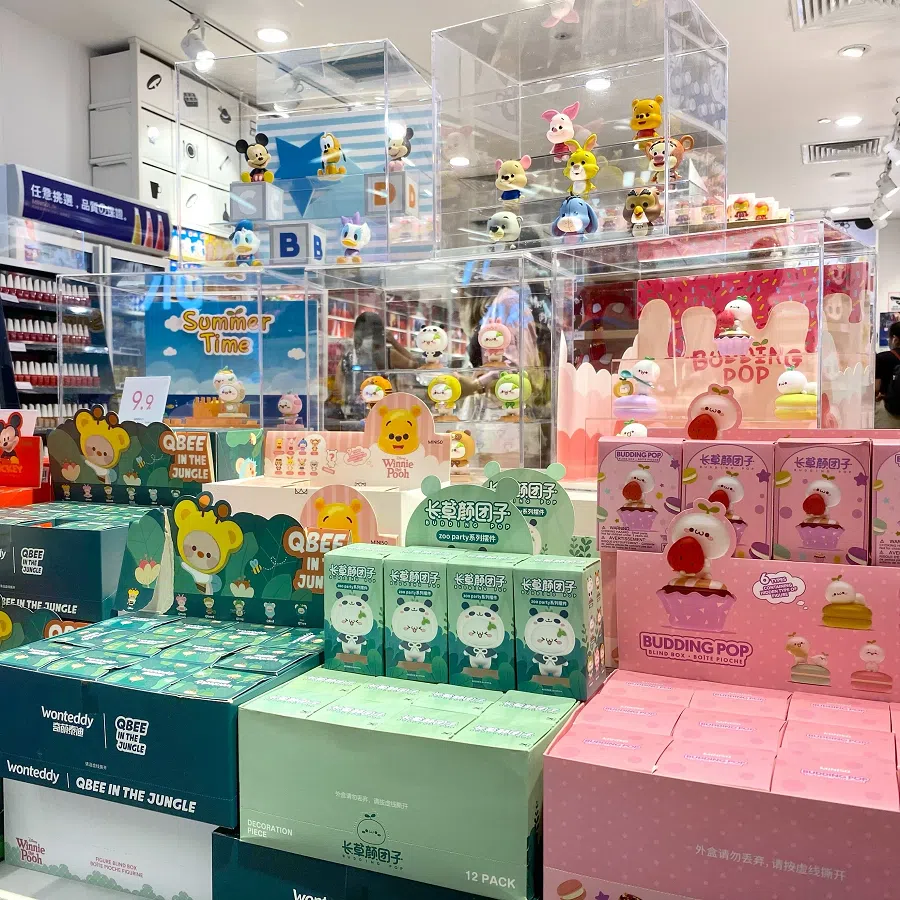 Miniso's blind boxes found fame in both China and the US. (Photo provided by Miniso)