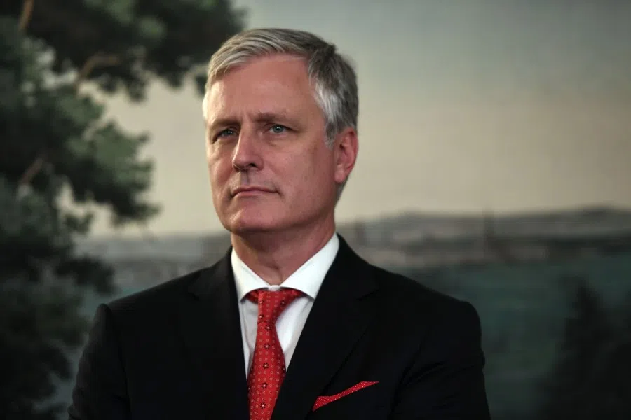 US national security adviser Robert O'Brien said China covered up the initial outbreak of Covid-19, resulting in a delay in controlling the epidemic. (Saul Loeb/AFP)