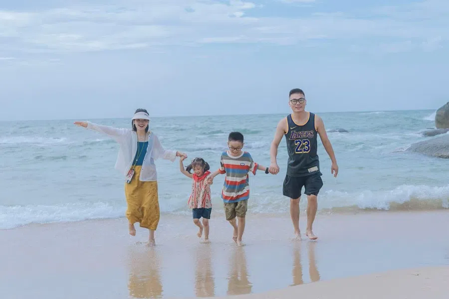 Shen Danlei’s son takes her husband’s last name, while her daughter takes hers. (Photo provided by interviewee)