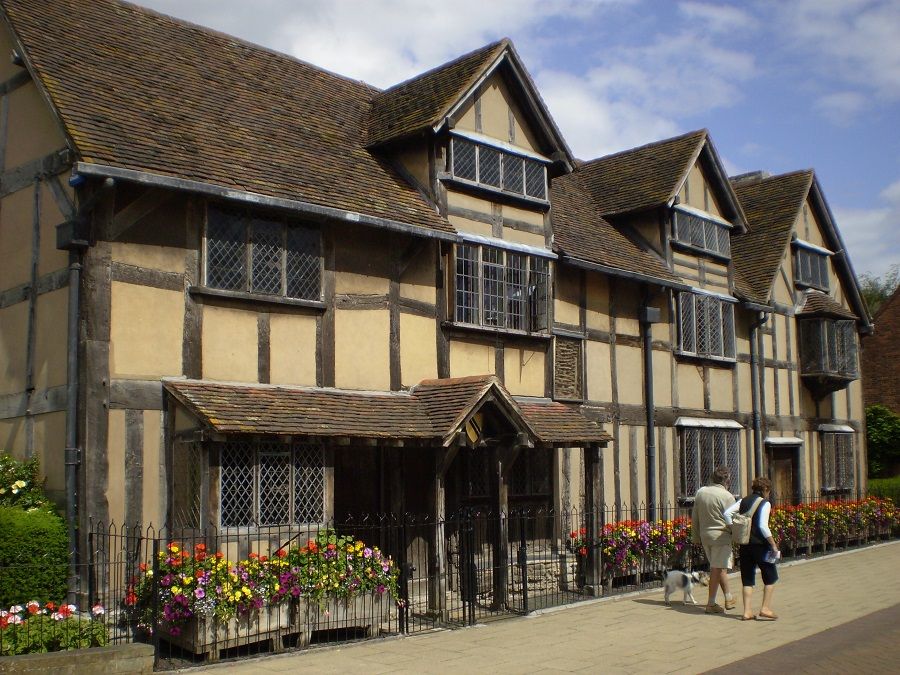 Shakespeare's house in Stratford-upon-Avon. (Wikimedia)