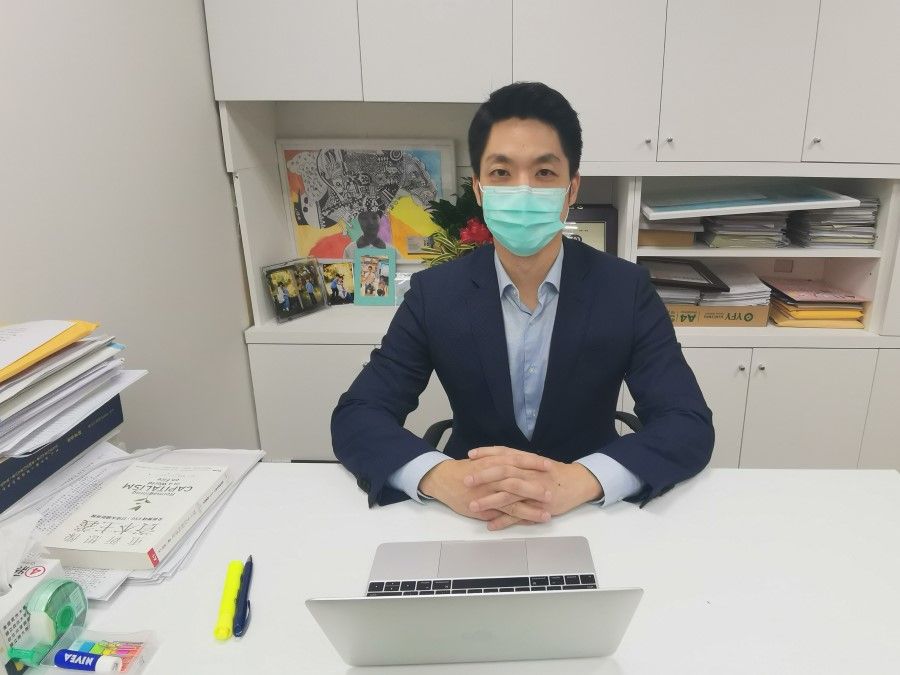Wayne Chiang in his office, November 2021. (SPH Media)