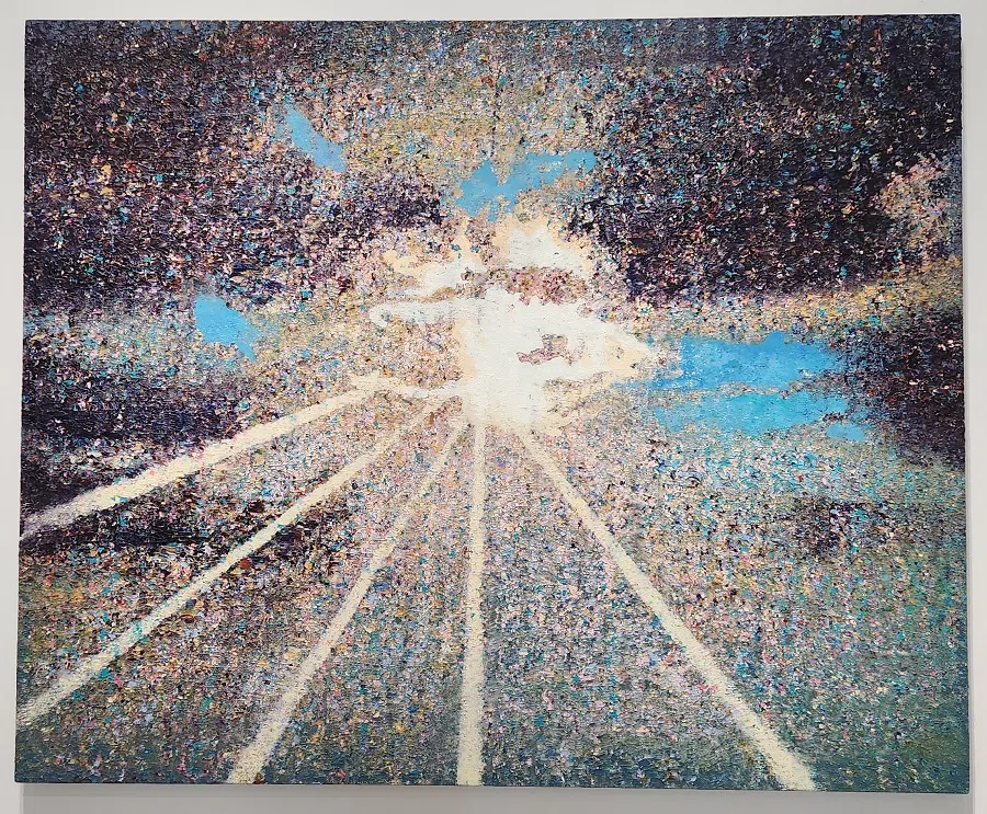 Zeng Fanzhi, Sparkling Paintings - Lights II (2019-2023).