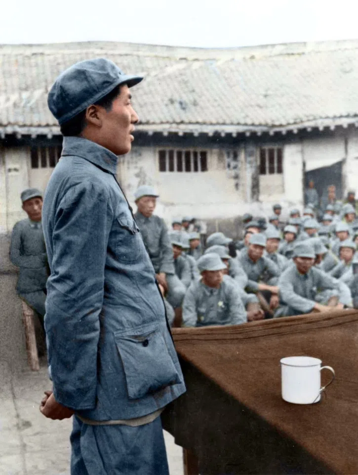 During the war, Communist Party Chairman Mao Zedong delivered strategic directives in Yan’an.