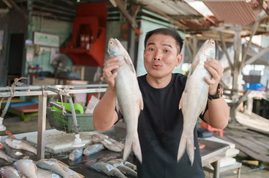 Alan Heng runs an online seafood business from Sekinchan.