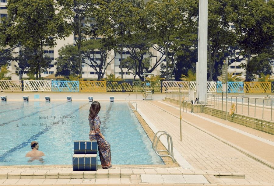 John Clang, The Land of My Heart - Swimming Pool, 2014.