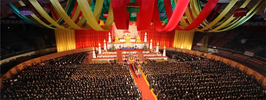 The Shuilu Fahui is a huge ritual that is listed among China’s intangible cultural heritage. (Internet)