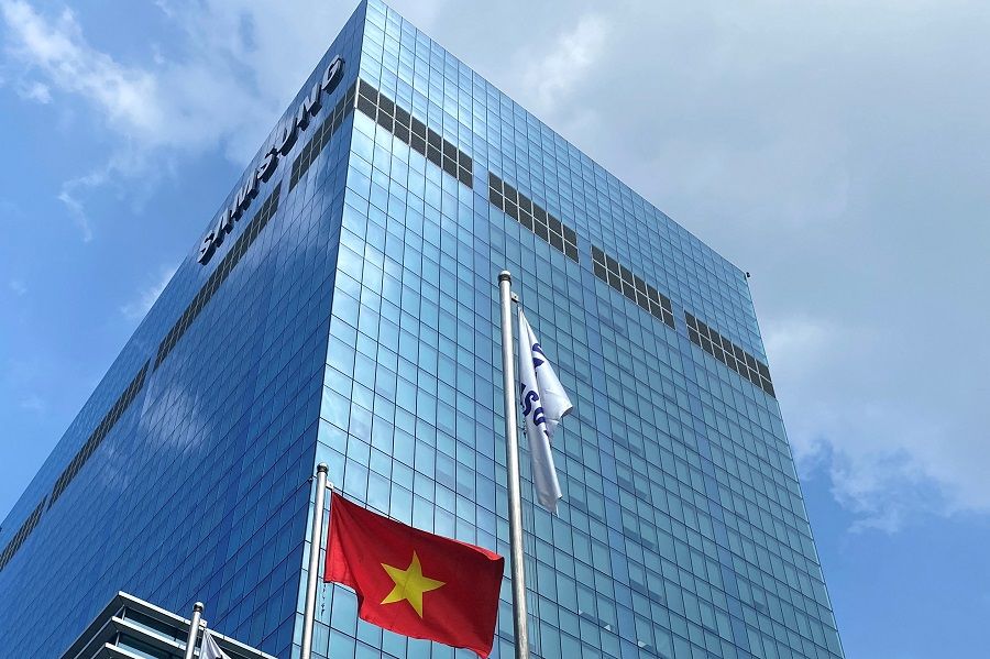 Samsung centre building is seen in Hanoi, Vietnam, 29 May 2023. (Francesco Guarascio/Reuters)