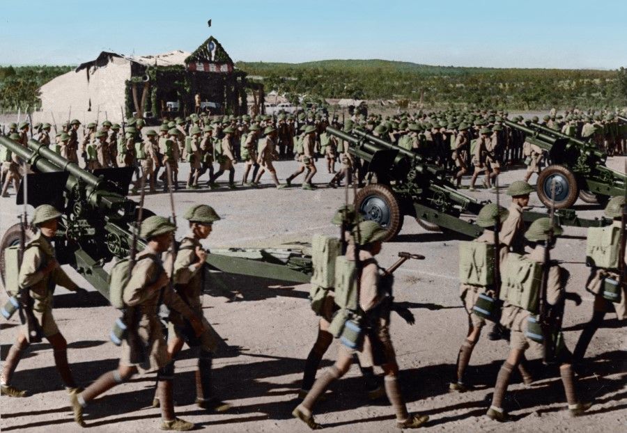 Chinese troops in India, December 1943.