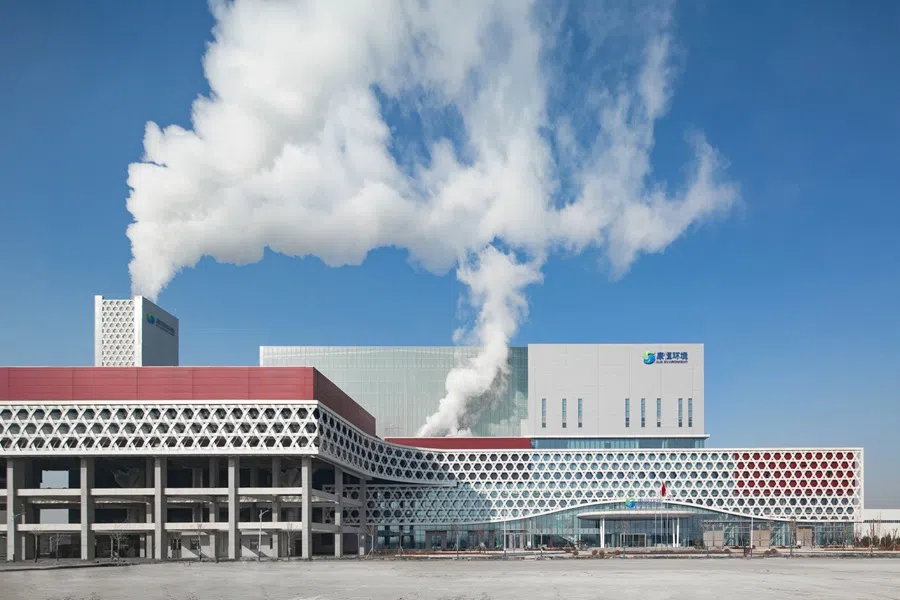A shot of Taiyuan Waste Treatment Plant, 2021.