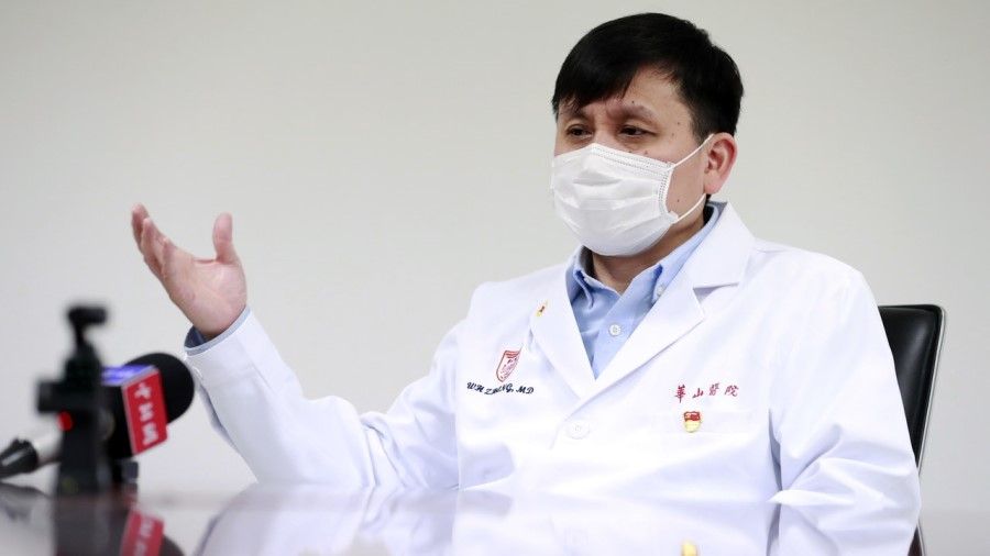 Dr Zhang Wenhong gained wide public support amid the pandemic. (Internet)