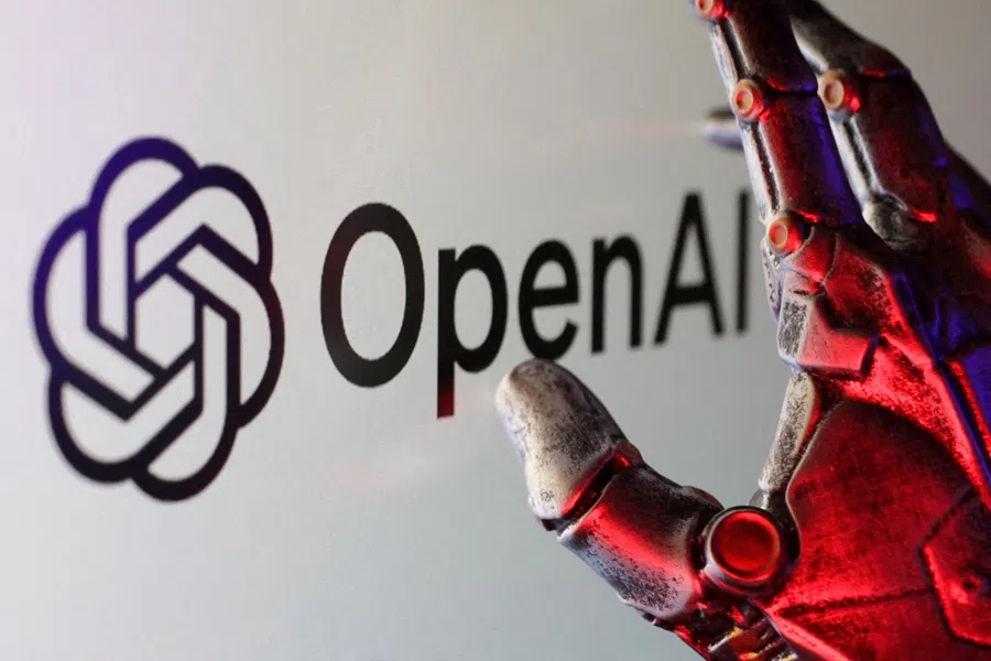 OpenAI logo is seen in this illustration taken on 16 February 2025.