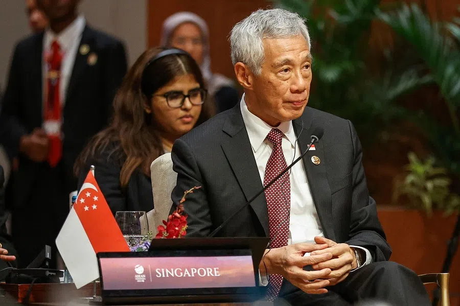 Singapore’s Prime Minister Lee Hsien Loong attends the retreat session at the 43rd ASEAN Summit in Jakarta on 5 September 2023. (Mast Irham/AFP)