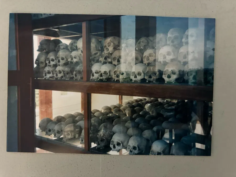 In 1986, Phnom Penh put on display a site of the Khmer Rouge’s reign of terror, where skulls of the victims were placed.