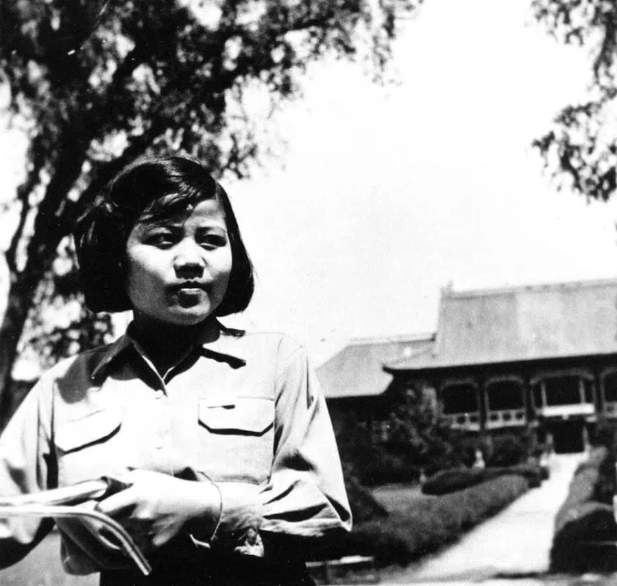 Lin Liyun in Beijing, full of enthusiasm for building a new China.