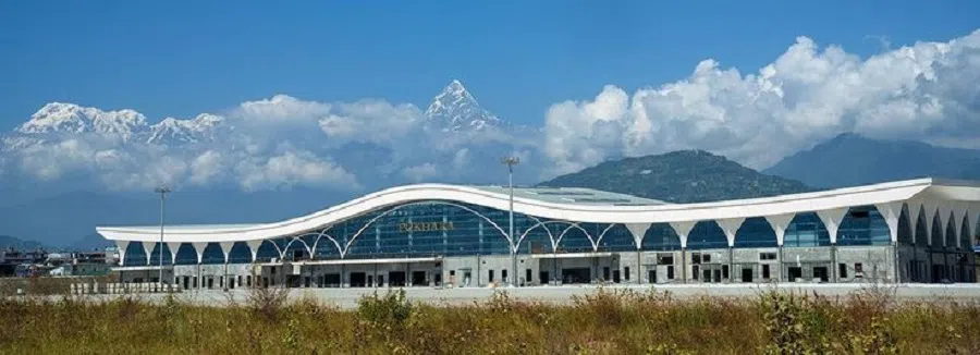 A view of Pokhara Airport. (Photo: Alotorus/Licensed under CC BY-SA 4.0)