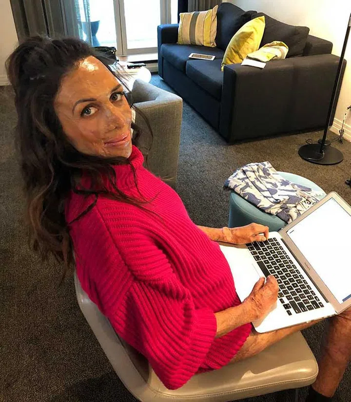 I'm also happy that I'm not travelling as much at the moment. I love it but it's been good to have a break as well.