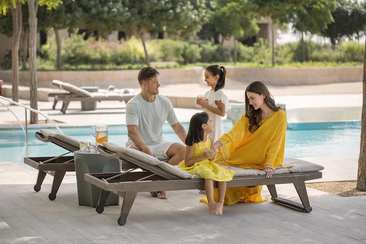 Courtesy of Chiva-Som - Family bonding at Zulal Wellness Resort