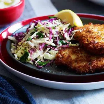 Lemon, Garlic & Thyme Pork Schnitzels