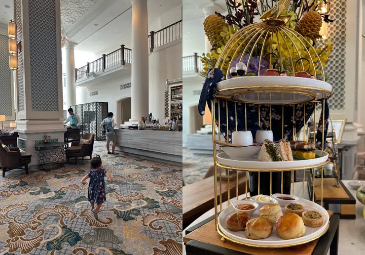 reviewing the Intercontinental Singapore's Lobby Lounge high tea