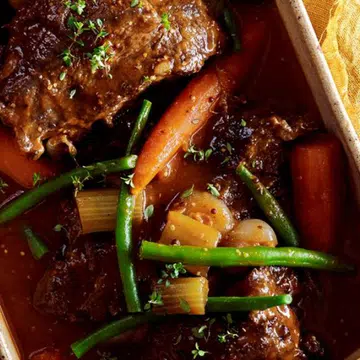 Beer And Thyme Beef Cheeks