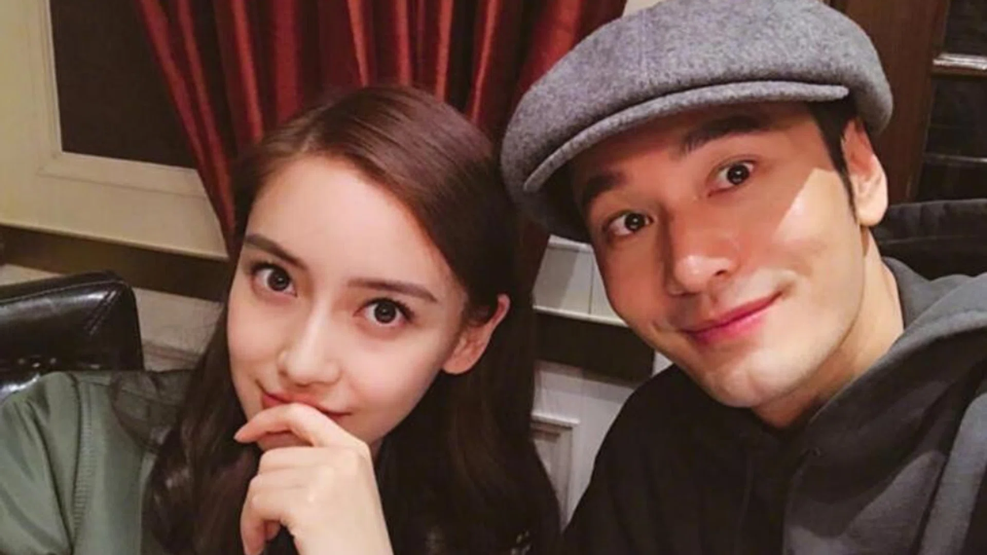 The two actors tagged each other and put up an identical post on their respective Weibo accounts on Jan 28, 2022. PHOTO: ANGELABABY/WEIBO