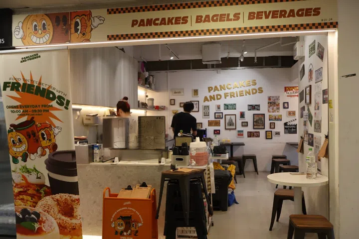 pancake and friends NYC bagel, Far East Plaza food