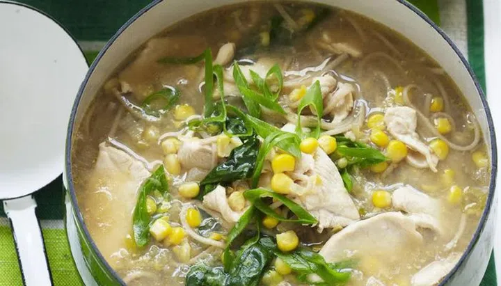 Chicken, Corn & Noodle Soup