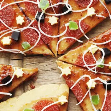 Giant Pizza Cookies