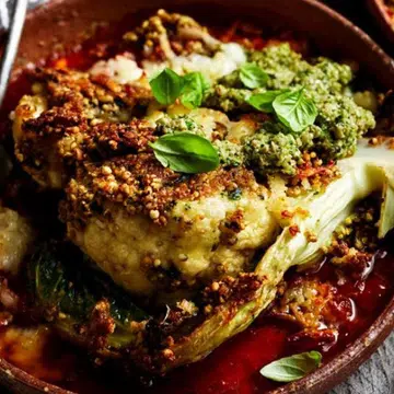 Cauliflower Parmigiana