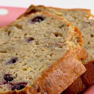 Banana And Blueberry Bread