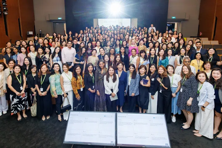 Tan Su Shan with Financial Women’s Association Singapore