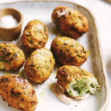 Zucchini Koftas With Harissa Yoghurt